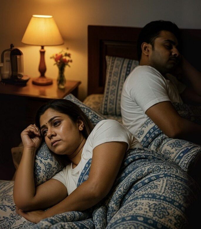 Έζησα δεκαπέντε χρόνια δίπλα σε έναν άντρα με τον οποίο δεν μοιράστηκα ούτε μία νύχτα. Όχι από θυμό ή πίκρα — αλλά από κάτι πιο αθόρυβο, πιο άπιαστο, σχεδόν αδύνατο να το ονομάσω. Μέχρι σήμερα δεν ξέρω πότε ακριβώς άρχισε αυτή η απόσταση. Ξέρω μόνο πως δεν σταμάτησε ποτέ να μεγαλώνει. Για όσους μας έβλεπαν — τον θυρωρό, τον βενζινά, την καθαρίστρια, τους γείτονες — ήμασταν το τέλειο ζευγάρι. Κάθε πρωί κατεβαίναμε μαζί από τον ένατο όροφο του Γκουργκάον, και κάθε βράδυ επιστρέφαμε στο ίδιο λεπτό. Αδειάζαμε τα σκουπίδια, ποτίζαμε τα φυτά στο μπαλκόνι, παραγγέλναμε πικάντικα noodles τις Κυριακές. Τα παπούτσια μας, στοιχισμένα σαν στρατιωτάκια, περίμεναν δίπλα στην πόρτα. Οι οδοντόβουρτσές μας ακουμπούσαν στην ίδια γωνία, στην ίδια στάση, σαν να μην είχε αλλάξει τίποτα εδώ και χρόνια. Στα μάτια των άλλων, όλα ήταν αρμονικά. Κανείς δεν θα φανταζόταν πως στο κρεβάτι μας, δύο μαξιλάρια είχαν κοιμηθεί για δεκαπέντε χρόνια χωρίς να αγγίξουν ποτέ το ένα το άλλο. Η πόρτα του υπνοδωματίου έμενε πάντα ξεκλείδωτη — όπως και της κουζίνας, όπως και του μπαλκονιού. Μα πάνω στο στρώμα υπήρχε μια αόρατη γραμμή, μια λεπτή ρωγμή που κανείς από τους δυο μας δεν τολμούσε να περάσει. Εκείνος, πάντα γυρισμένος πλάτη, βυθισμένος στο ψυχρό λευκό φως της λάμπας ανάγνωσης. Κι εγώ, στην άλλη πλευρά, κάτω από το ζεστό κίτρινο φως μου, ακούγοντας τη μουσωνική βροχή να χτυπά πάνω στη μεταλλική οροφή. Το σώμα μου, χωρίς να το θέλω, έγερνε προς τα αριστερά — πάντα μακριά του. Καμιά φορά, τα χαράματα, ένιωθα τον δικό του κορμό να κινείται. Ποτέ όμως προς το μέρος μου. Το σπίτι ήταν άψογα τακτοποιημένο. Δίπλωνα τα πουκάμισά του, ταίριαζα τις κάλτσες του σαν να ήταν εκθέματα σε μουσείο. Η οικογένειά του με λάτρευε. Μετά τον θάνατο της μητέρας μου, εκείνος φρόντιζε να παίρνω τα φάρμακά μου. Θυμόταν ακόμη και την επέτειό μας πριν από εμένα. Όλοι μού έλεγαν πως ήμουν τυχερή σύζυγος. Κι εγώ αναρωτιόμουν σιωπηλά: τυχερή… για ποιον; Τη νύχτα του γάμου μας, ενώ η βροχή χτυπούσε τα παράθυρα, η μητέρα του μου ψιθύρισε: «Η νύφη είναι αυτή που ζεσταίνει το σπίτι». Εκείνος άφησε ένα βιβλίο στο κομοδίνο μου, με σκέπασε και είπε απλώς: «Είσαι κουρασμένη. Ξεκουράσου». Έπειτα γύρισε αλλού. Η φουρκέτα μου έπεσε στο πάτωμα. Το μοναδικό που άκουγα ήταν το τικ-τακ της. Κι εκείνο το βράδυ, ο κόσμος μας βυθίστηκε στη σιωπή. Νόμιζα πως την επόμενη μέρα θα ερχόταν. Ή τη μεθεπόμενη. Μετά από δέκα μέρες, σταμάτησα να περιμένω. Μετά από εκατό, δεν μου είχαν μείνει ούτε δάκρυα. Κάθε φορά που προσπαθούσα να τον πλησιάσω, έκανε ένα μικρό βήμα πίσω — σαν κάποιος που αποφεύγει μια πέτρα που ξέρει καλά. Τα χρόνια πέρασαν. Τη δέκατη χρονιά, έγραψα ένα έγγραφο διαζυγίου με όνομα der_late.docx. Το έσβησα. Το ξανάγραψα. Το έσβησα ξανά. Τη δέκατη τρίτη χρονιά, το εκτύπωσα και το άφησα μπροστά του. Μουρμούρισε μόνο: «Δώσε μου χρόνο». «Πότε;» τον ρώτησα. «Όταν περάσει αυτή η εποχή». Ποτέ δεν κατάλαβα ποια εποχή εννοούσε: την εποχή της αναμονής ή της εγκατάλειψης; Πήγαμε σε θεραπεία. Ο ψυχολόγος τον ρώτησε: «Έχεις επιθυμίες;» Έγνεψε. «Μια άλλη κατεύθυνση; Μια άλλη χειρονομία; Ένα τραύμα;» Σιωπή. Μια μέρα γύρισα σπίτι νωρίτερα. Η βροχή έπεφτε καταρρακτωδώς όταν άνοιξα την πόρτα. Άκουσα φωνές στο στούντιο: τη δική του, και του Aarav — του καλύτερού του φίλου. Του Aarav των κυριακάτικων μπυρών, αυτού που πάντα μου ήταν συμπαθής. «Μου ζήτησε πάλι διαζύγιο», είπε κουρασμένος. «Και τώρα;» ρώτησε ο Aarav. «Δεν θα το κάνω. Το υποσχέθηκα». «Σε ποιον; Σε μένα ή σε εκείνη;» «Και στους δυο σας». Η φωνή του έσπασε: «Ακόμη ακούω τα λάστιχα να στριγγλίζουν». Πάγωσα. «Είναι λάθος και των δύο μας», συνέχισε. «Το δικό μου καθήκον είναι να την αφήνω να κοιμάται. Το δικό σου είναι να μου δίνεις δύναμη». Εκείνο το βράδυ τον ρώτησα κατάματα: «Αγαπάς τον Aarav;» «Λατρεύω τις υποσχέσεις», απάντησε. «Τις έδωσα και σε αυτόν και σε εσένα». Την επόμενη μέρα βρήκα ασφαλιστήρια συμβόλαια στο συρτάρι του. Αν ο γάμος έληγε μέσα σε δύο χρόνια, θα ακυρώνονταν. Ήταν υπογεγραμμένα στις 23 Σεπτεμβρίου — δύο χρόνια πριν. Δίπλα τους, αποδείξεις νοσοκομείου. Μια παλιά φωτογραφία: εγώ με ένα αγόρι έξω από το Πανεπιστήμιο του Δελχί. Ο Ρόχαν. Ο πρώτος μου έρωτας. Στο πίσω μέρος, με το χέρι μου: «Ρόχαν, οι βροχές ήρθαν νωρίς φέτος». Και ένα διπλωμένο χαρτί: «Λυπάμαι. – V». Αργότερα, ο Aarav μού έδωσε ένα γράμμα — την αλήθεια. Εκείνο το βράδυ, ο Βίκραμ είχε χτυπήσει τη μοτοσικλέτα του Ρόχαν. Το πρόσωπό του είχε παραμορφωθεί. Ο Ρόχαν τού ζήτησε να με παντρευτεί — με τον όρο να μην με αγγίξει ποτέ. Έπειτα εξαφανίστηκε και πήρε άλλο όνομα. Ο Aarav ήταν ο Ρόχαν. Όταν τον αντιμετώπισα, ο Βίκραμ είπε μόνο: «Τήρησα την υπόσχεσή μου. Περίμενα απλώς να λήξει η ασφάλεια». Μετά υπέγραψε τα χαρτιά του διαζυγίου και μου τα έδωσε. «Υπόγραψε, αν θέλεις. Αν όχι, άφησέ το». Περίμενα. Ένα μήνα αργότερα, υπέγραψα. Έφυγα. Αγόρασα καινούργιο κρεβάτι. Έβαλα πάνω του ένα μόνο μαξιλάρι. Ο Ρόχαν τηλεφώνησε. Απάντησα μία φορά. Μου είπε: «Ήθελε μόνο να ξέρεις πως είμαι ο Ρόχαν — ο δειλός που έφυγε τρέχοντας». Του είπα: «Τώρα είμαι ο Aarav. Συνήθισέ το. Μάθε να λες το νέο σου όνομα». Συναντηθήκαμε στις όχθες του Γιαμούνα. Του ομολόγησα: «Δεν ξέρω αν η αγάπη ζει ακόμη. Αλλά θέλω να μάθω να κοιμάμαι στο κέντρο της». Μου απάντησε: «Αυτή τη φορά, θα περιμένω». «Κι εγώ θα μείνω». Τελικά, ο Βίκραμ έφυγε. Άφησε μια επιταγή για το ενοίκιο και ένα γράμμα.